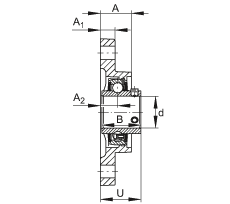UCFA207-22軸承